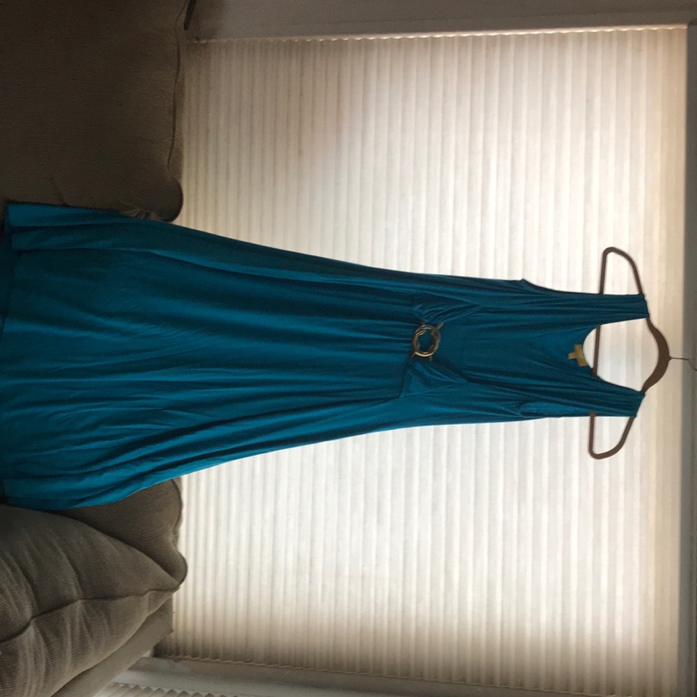 Blue casual dress